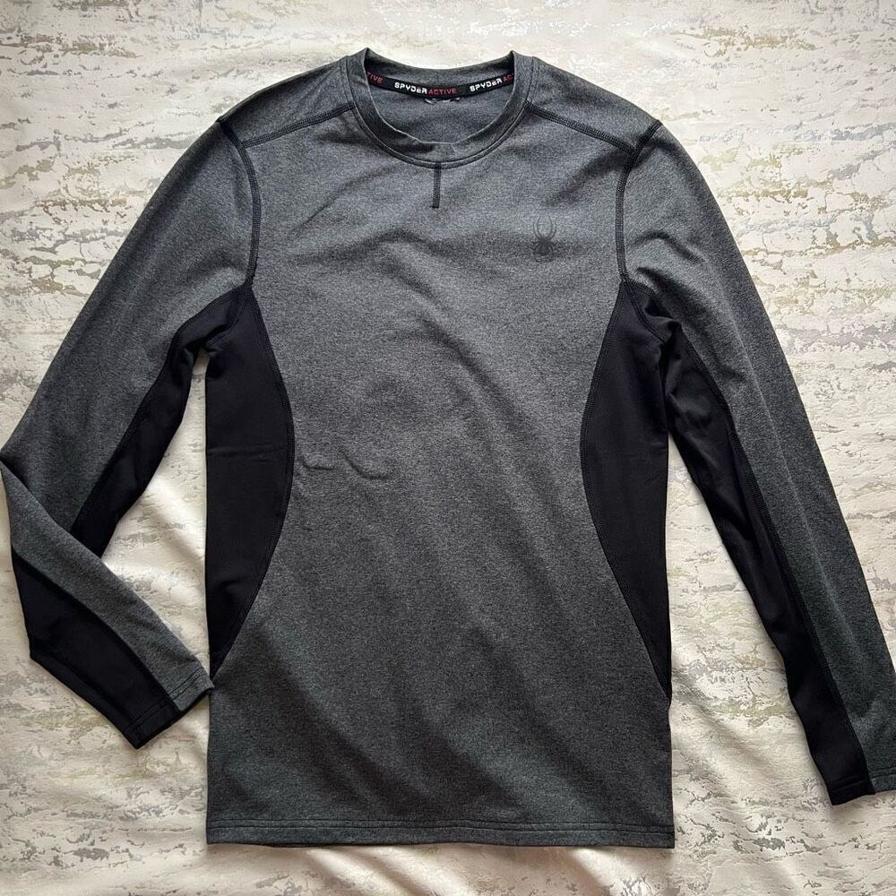 Spyder activewear lined  Long Sleeve top base layer